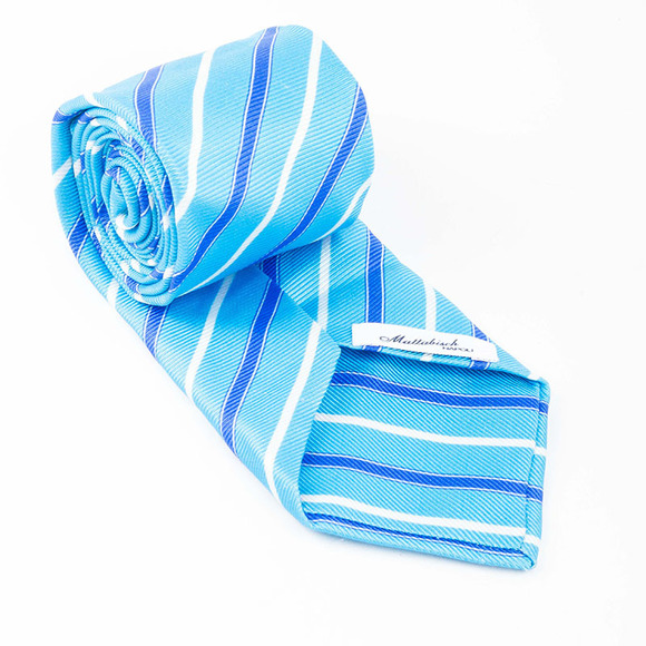 Mattabisch Tie Men Ghost White - Picture 2 of 4